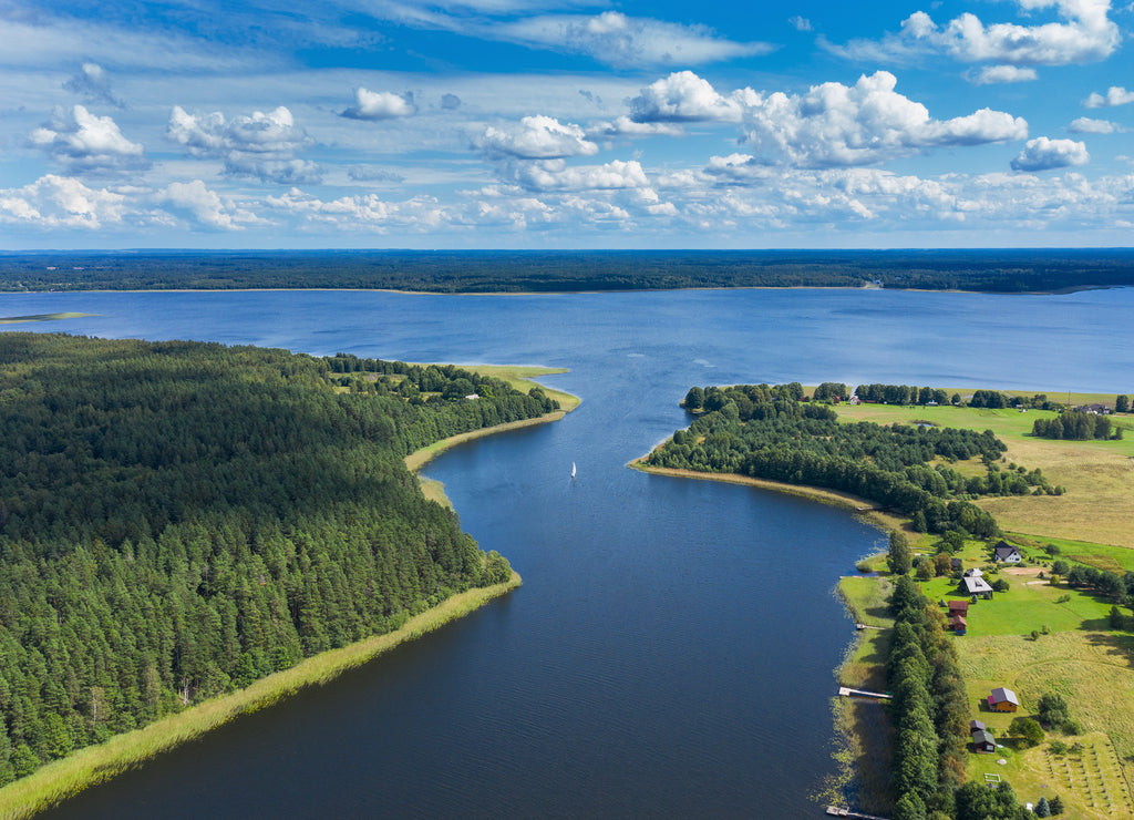 Usma lake in western Latvia