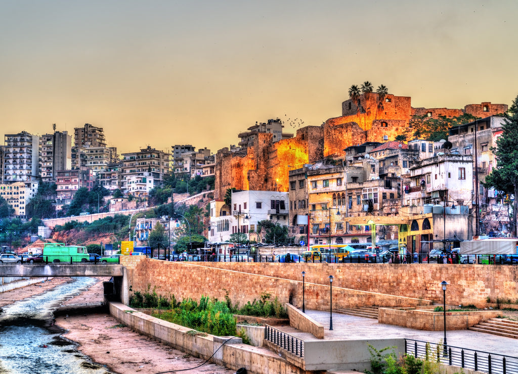 View of Tripoli with the Citadel of Raymond de Saint-Gilles, Lebanon