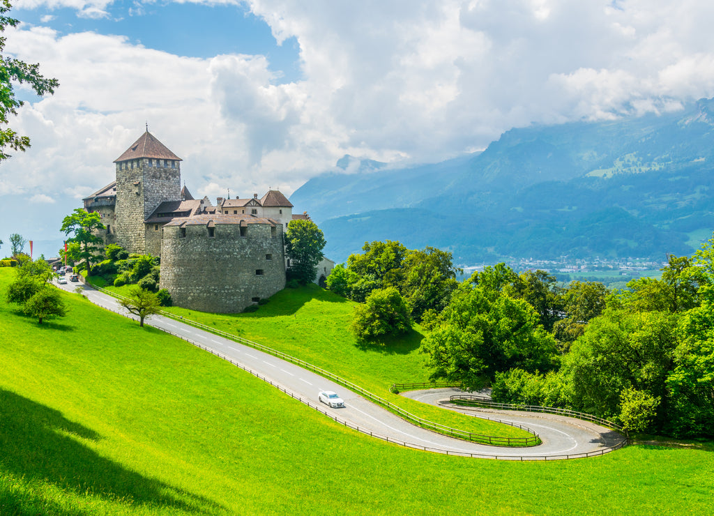 Gutenberg Castle in the Principality Liechtenstein