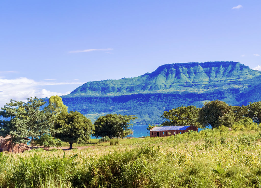 Landscape at the lake Malawi