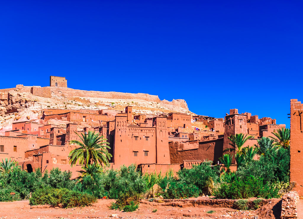 View on historical city of Ait ben Haddou in Morocco