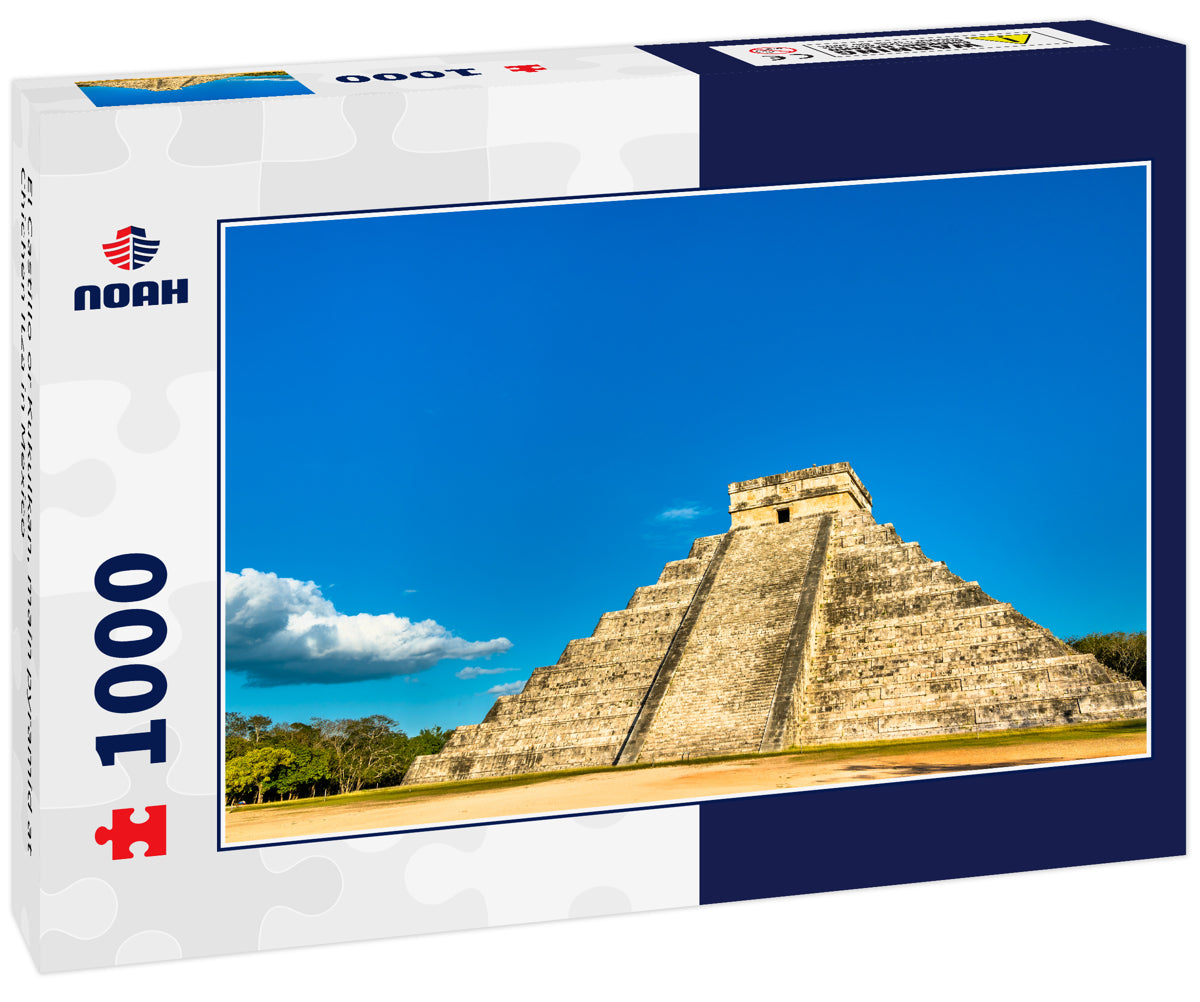 El Castillo or Kukulkan, main pyramid at Chichen Itza in Mexico