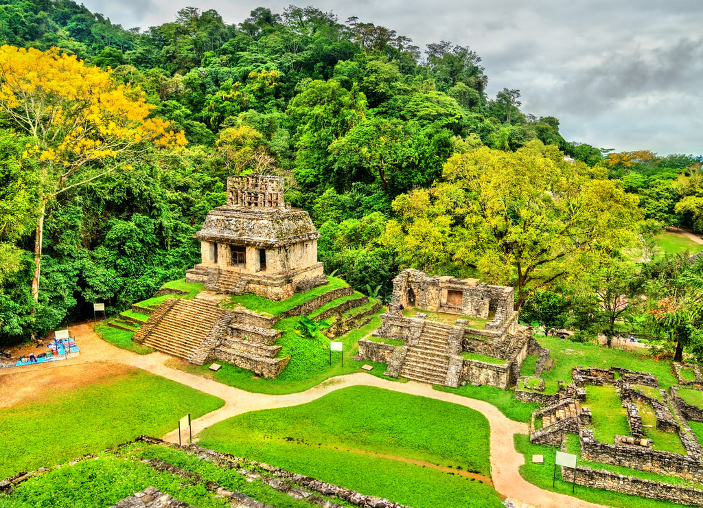 Ruins of Palenque in Chiapas, Mexico