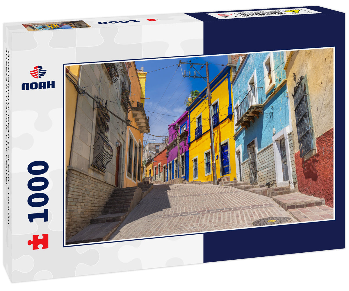 Guanajuato, Mexico, scenic colorful streets in historic city center