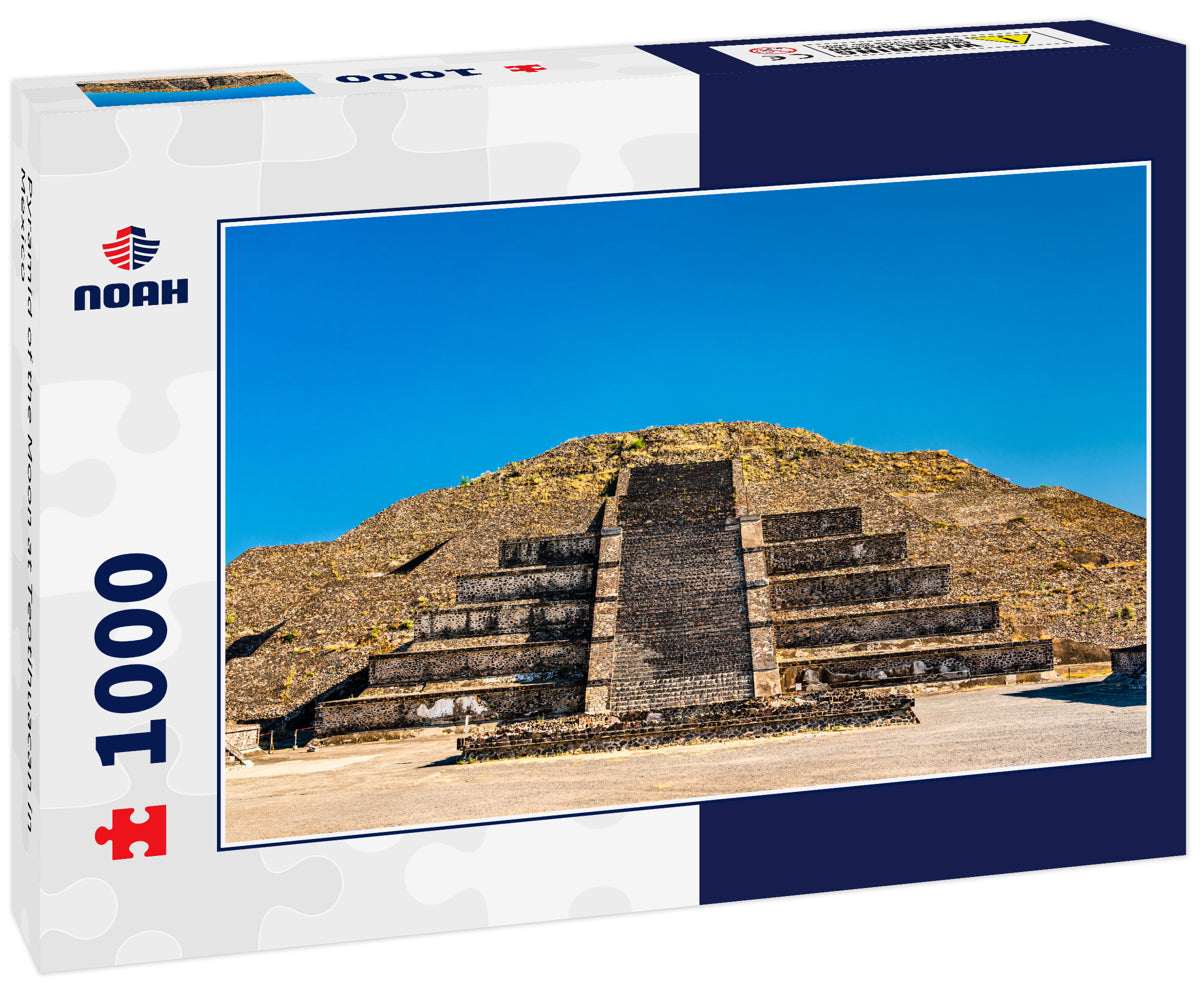 Pyramid of the Moon at Teotihuacan in Mexico