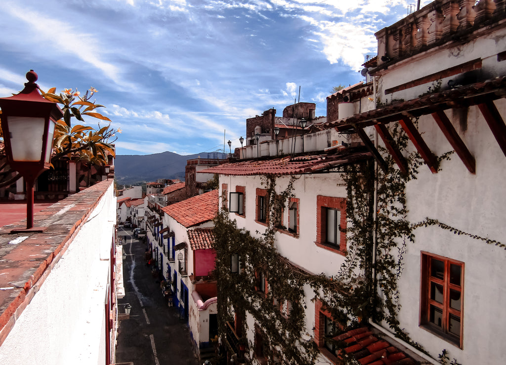 The streets of Taxco de Alarcon, in Guerrero, Mexico