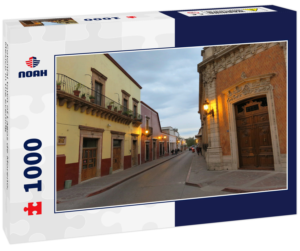 Colonial town of Lagos de Moreno, Mexico in the evening