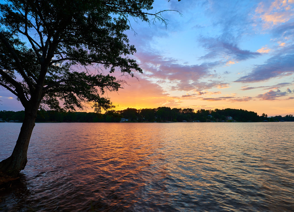 Sunset on Lake Keowee, South Carolina