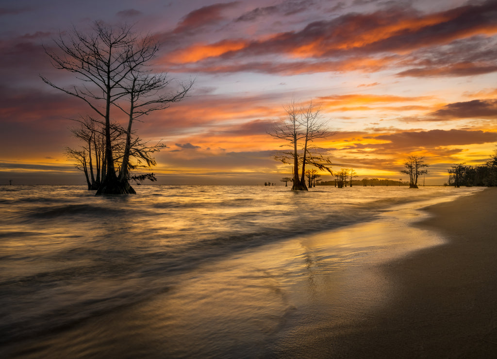 Sunrise at Lake Moultrie, South Carolina
