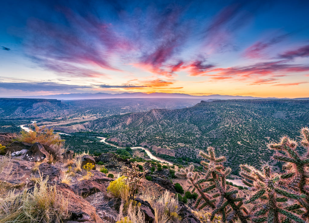 New Mexico Sunrise Over the Rio Grande River