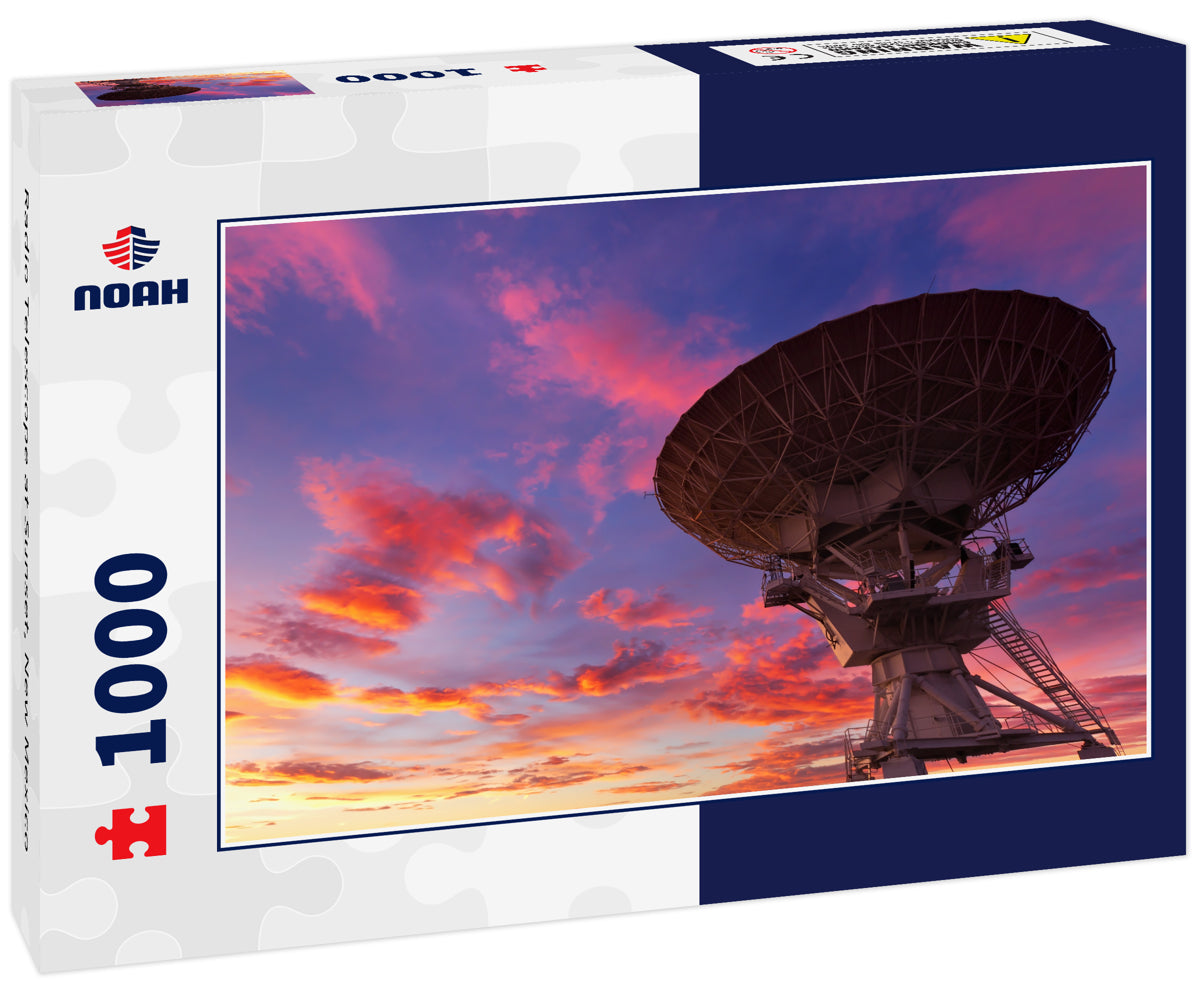 Radio Telescope at Sunset, New Mexico