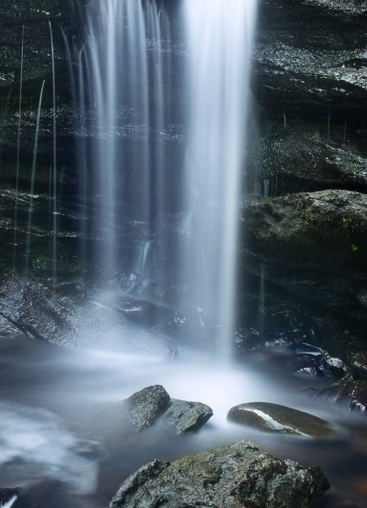Silky cascade of Chapman Falls, East Haddam, Connecticut