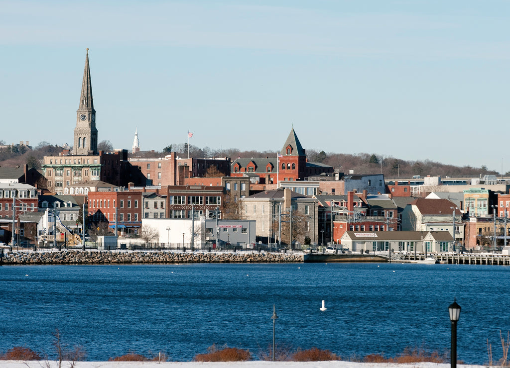 New London waterfront, Connecticut