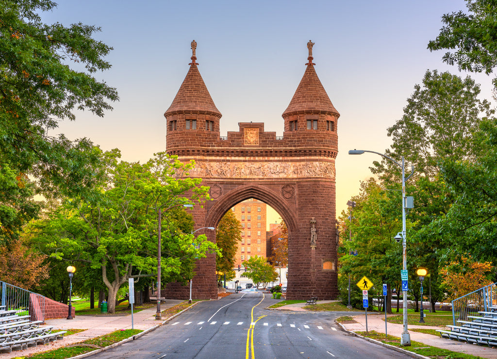 Soldiers and Sailors Memorial Arch in Hartford, Connecticut, USA