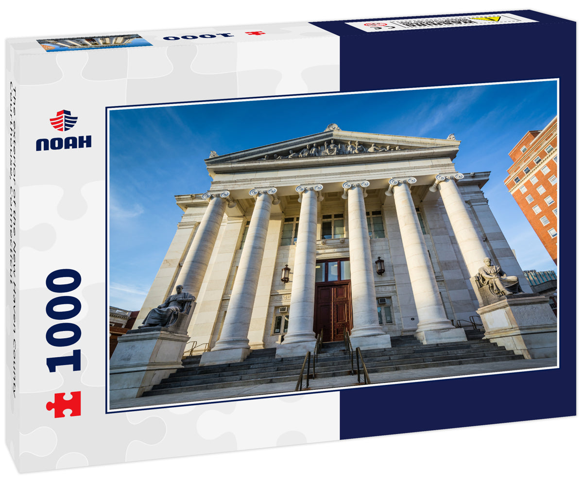 The exterior of the New Haven County Courthouse, Connecticut