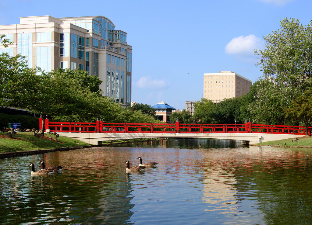 Panoramic cityscape of Huntsville, Alabama