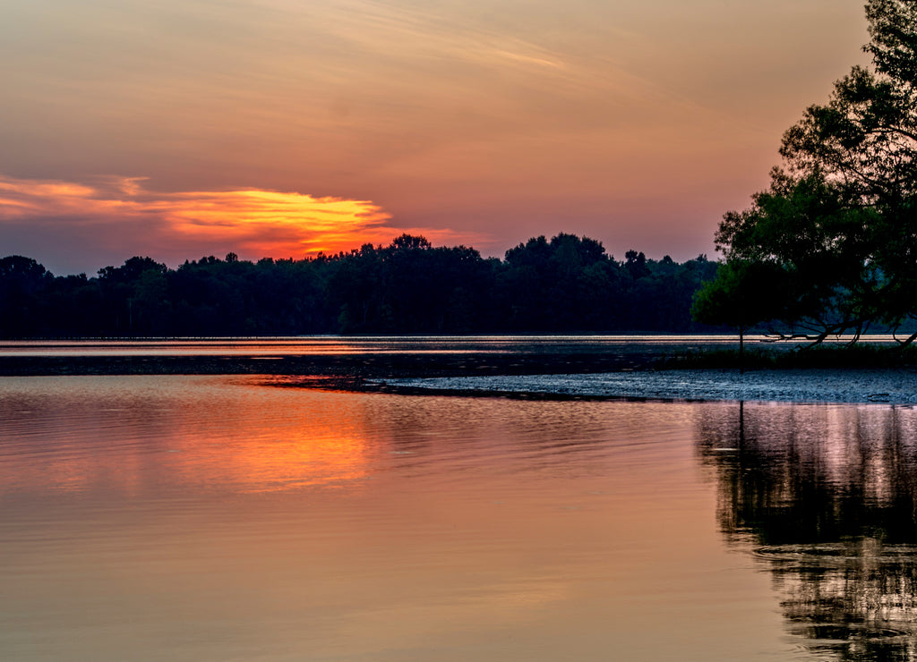 Sunrise over the Alabama River