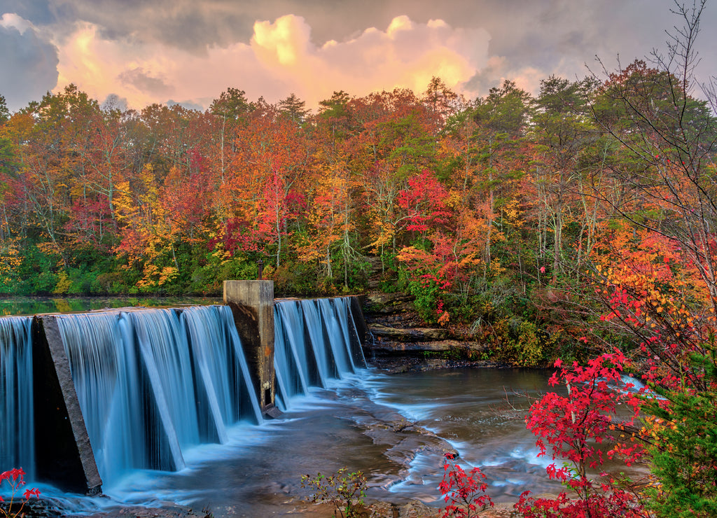 Sunrise at DeSoto Falls Alabama