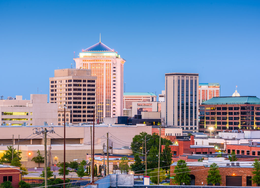 Montgomery, Alabama, USA Downtown