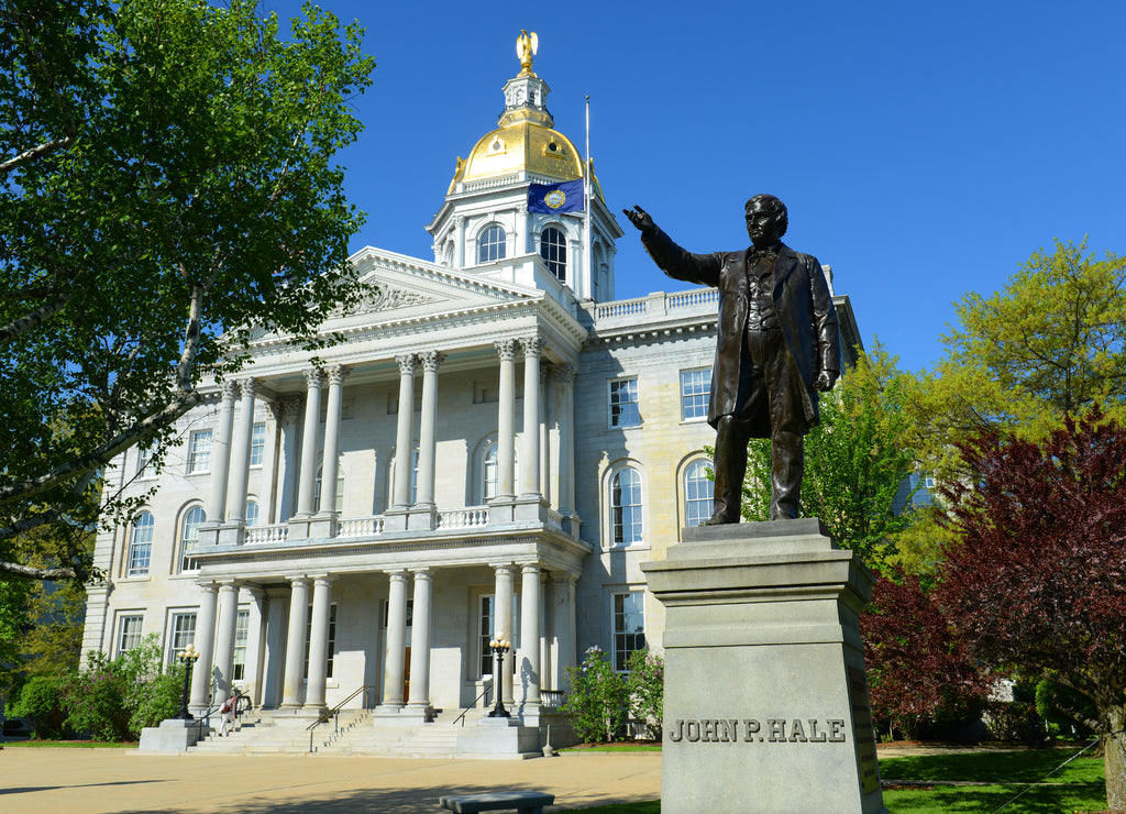 New Hampshire State House, Concord, New Hampshire, USA. New Hampshire State House is the nation's oldest state house, built in 1816 - 1819