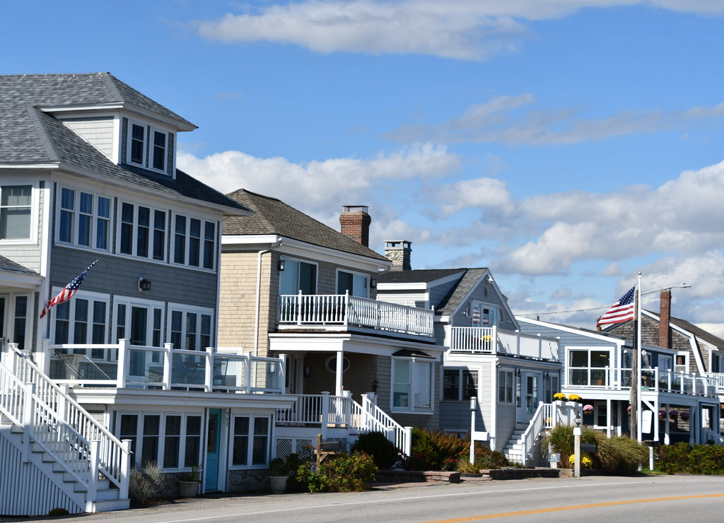 Waterfront at Hampton Beach State Park in Hampton, New Hampshire