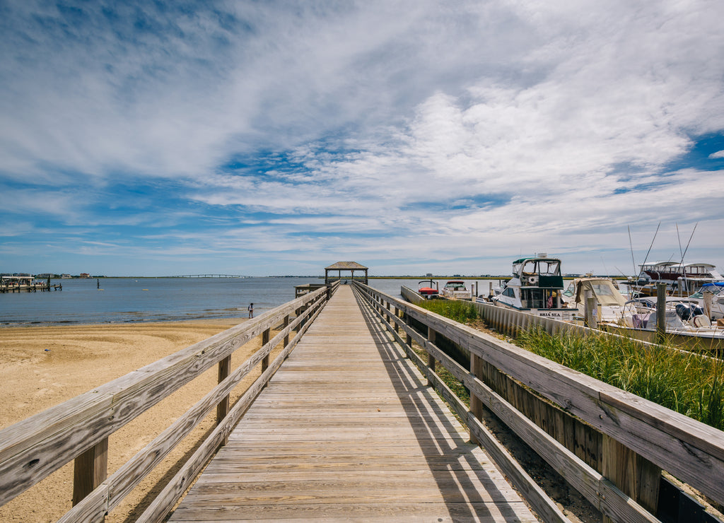 Pier in Somers Point, New Jersey