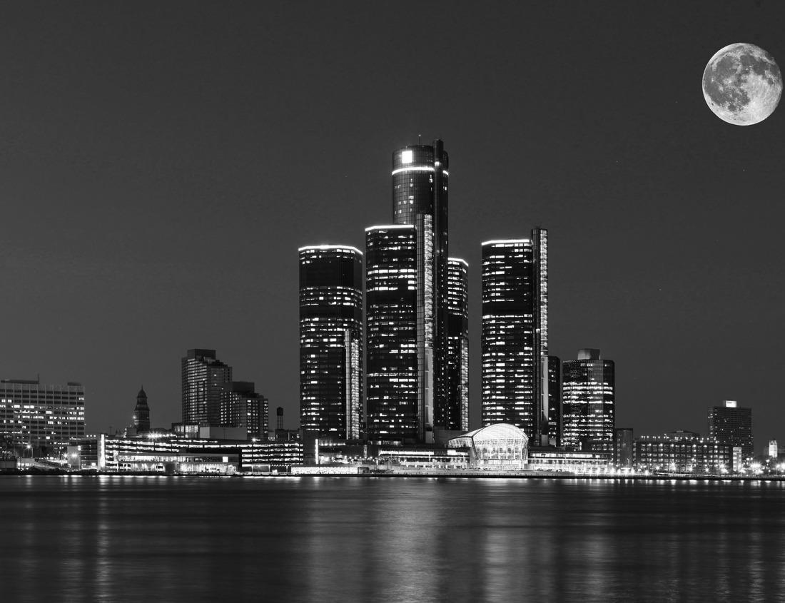 Noah Jigsaw Puzzle Lesner Bridge, Virginia Beach, Sunset in black white 1000 pieces