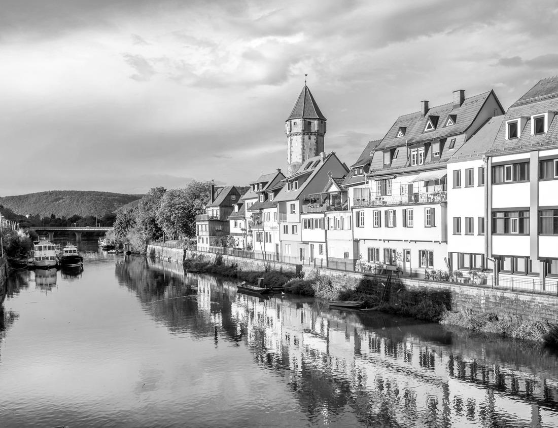 Noah Jigsaw Puzzle Augusta, Georgia, USA Downtown Skyline Aerial in black white 1000 pieces