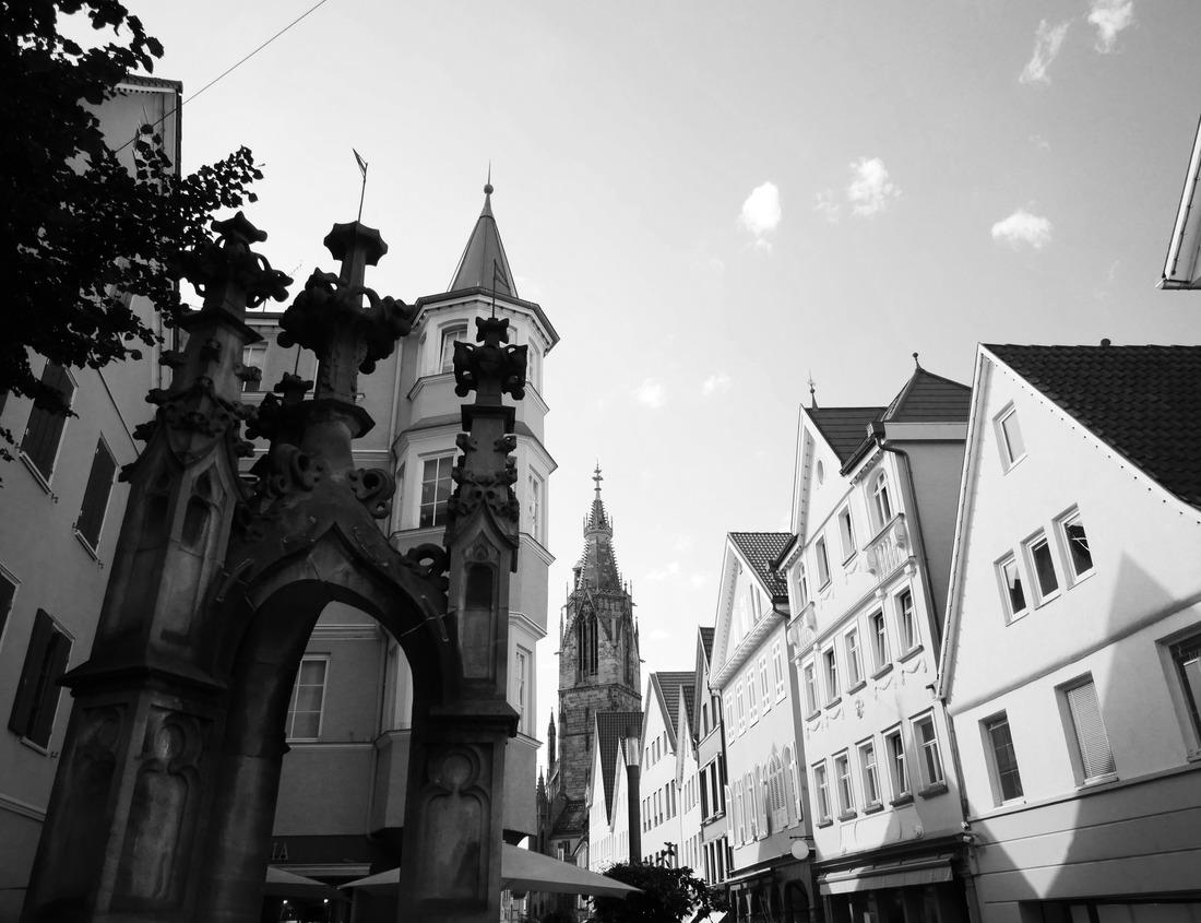 Noah Jigsaw Puzzle El Paso, Texas, USA downtown city skyline at twilight in black white 1000 pieces