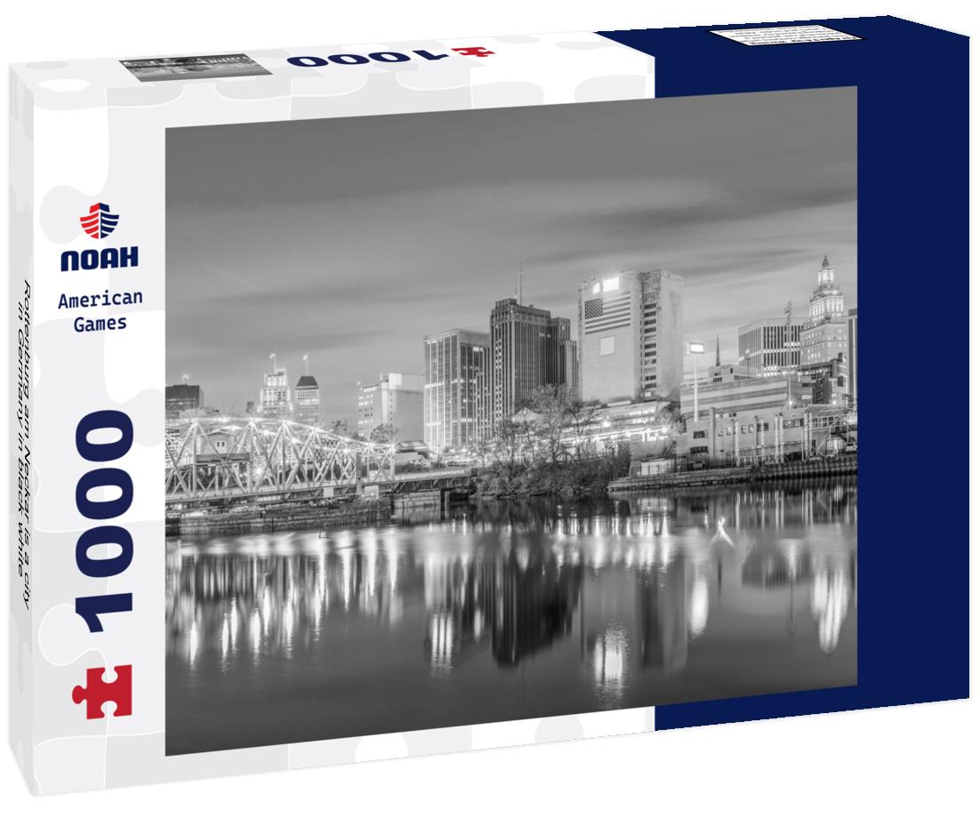 Noah Jigsaw Puzzle Rottenburg am Neckar is a city in Germany in black white 1000 pieces