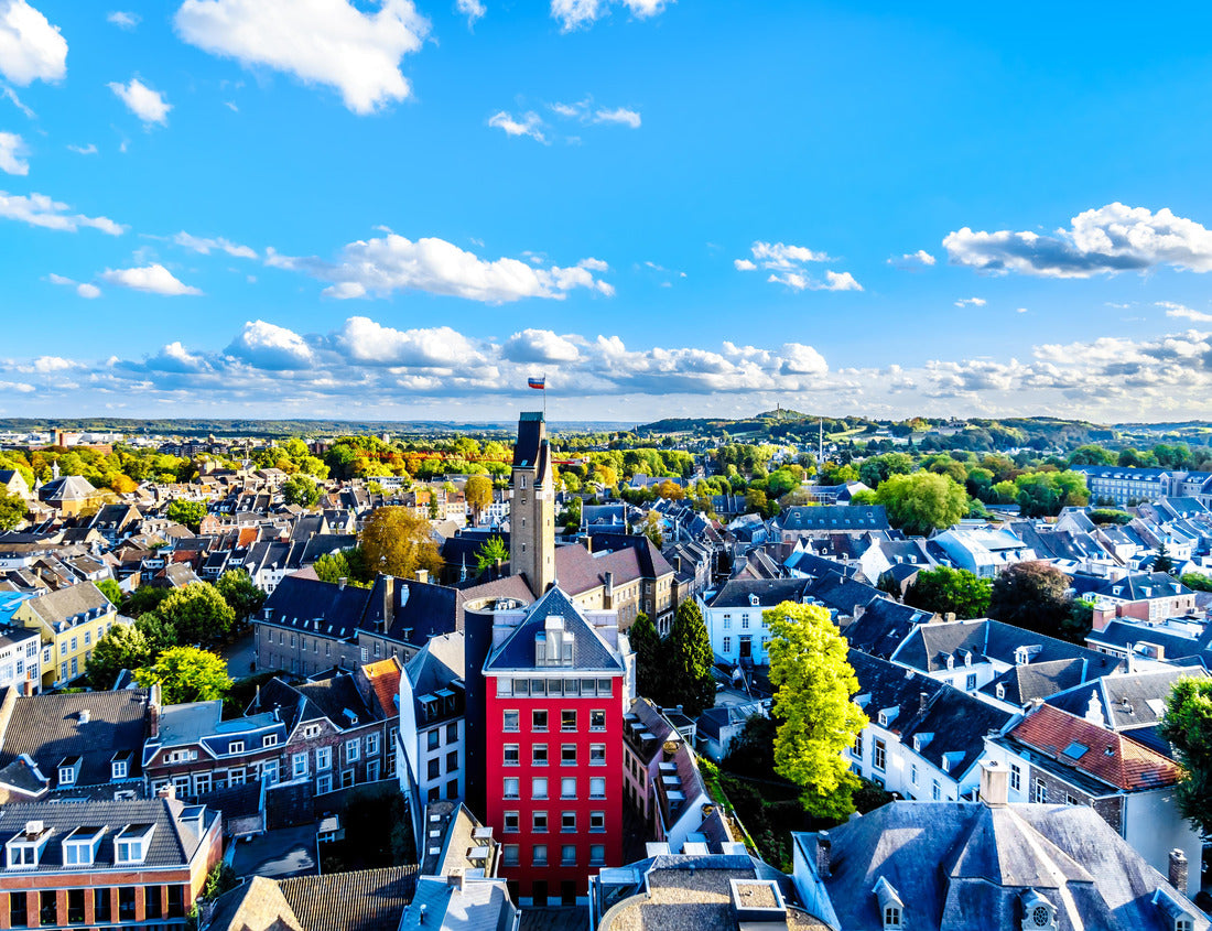 Noah Jigsaw Puzzle Aerial view of the historic city of Maastricht in the Netherlands from the tower of St. Janskerk (Johannkirche), which is located on Vrijthof Square in the city center 1000 pieces