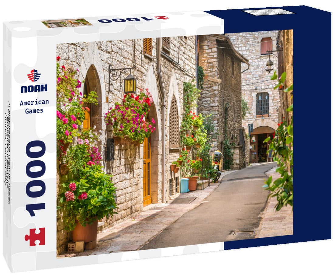 Noah Jigsaw Puzzle A picturesque view in Assisi. Province of Perugia, Umbria, central Italy 1000 pieces