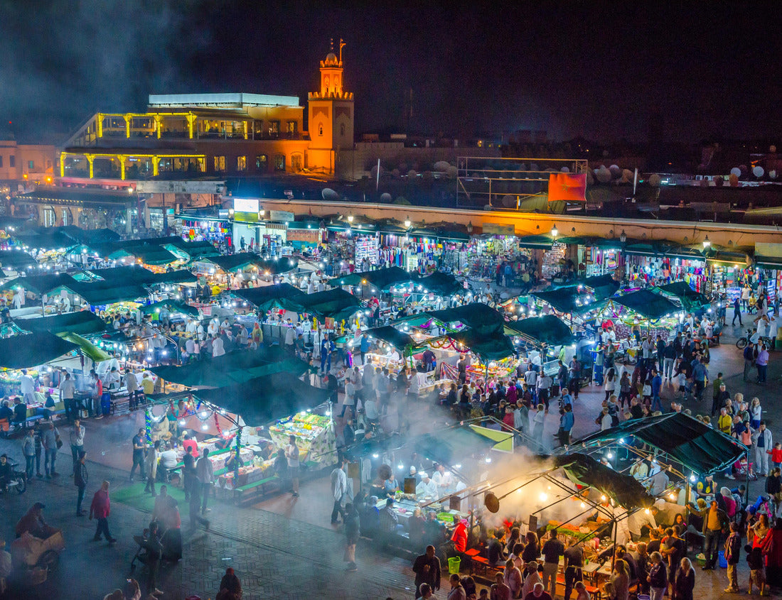 Noah Jigsaw Puzzle Jamaa el Fna market square in Marrakesh medina, Marrakesh, Morocco 1000 pieces