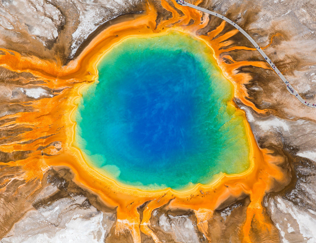 Noah Jigsaw Puzzle Grand Prismatic Spring, Midway Geyser Basin, Yellowstone National Park, Wyoming, USA 1000 pieces