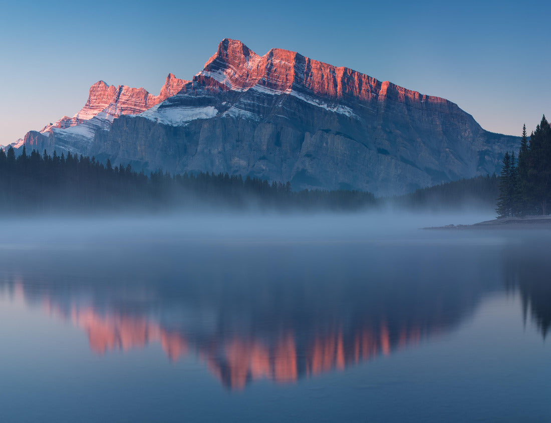 Noah Jigsaw Puzzle Mountain view from Two Jack Lake in Banff National Park in Alberta, Canada 1000 pieces