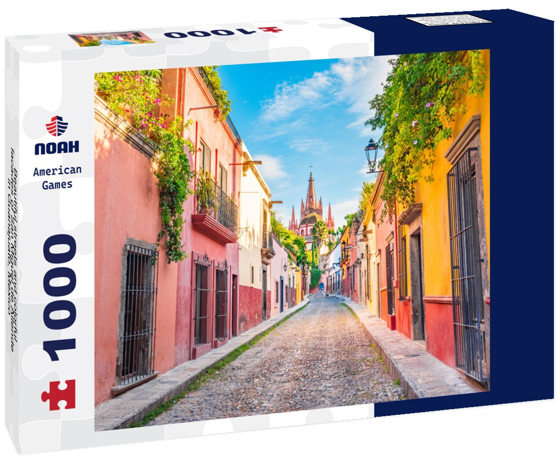 Noah Jigsaw Puzzle Beautiful streets and colorful facades of San Miguel de Allende in Guanajuato, Mexico 1000 pieces