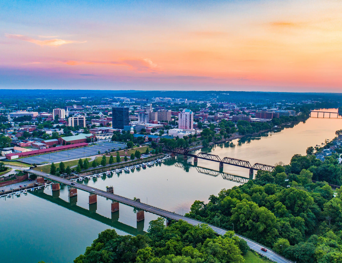Noah Jigsaw Puzzle Downtown Augusta, Georgia, USA Skyline 1000 pieces