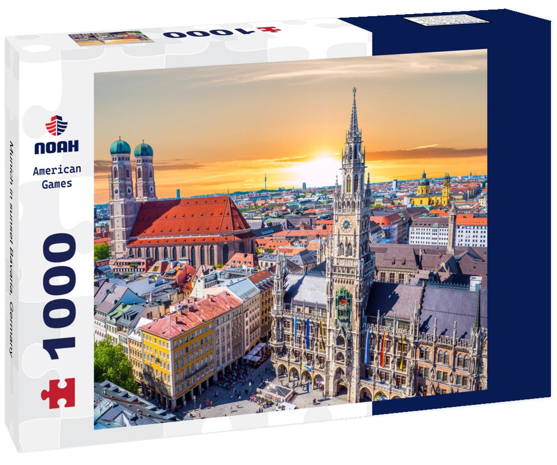 Noah Jigsaw Puzzle Munich in sunset Bavaria, Germany 1000 pieces