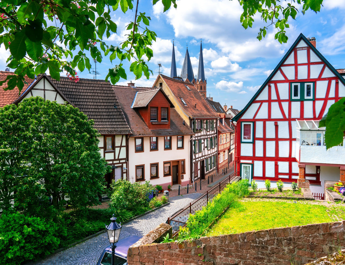 Noah Jigsaw Puzzle Facade of old historic houses from public area in Gelnhausen 1000 pieces