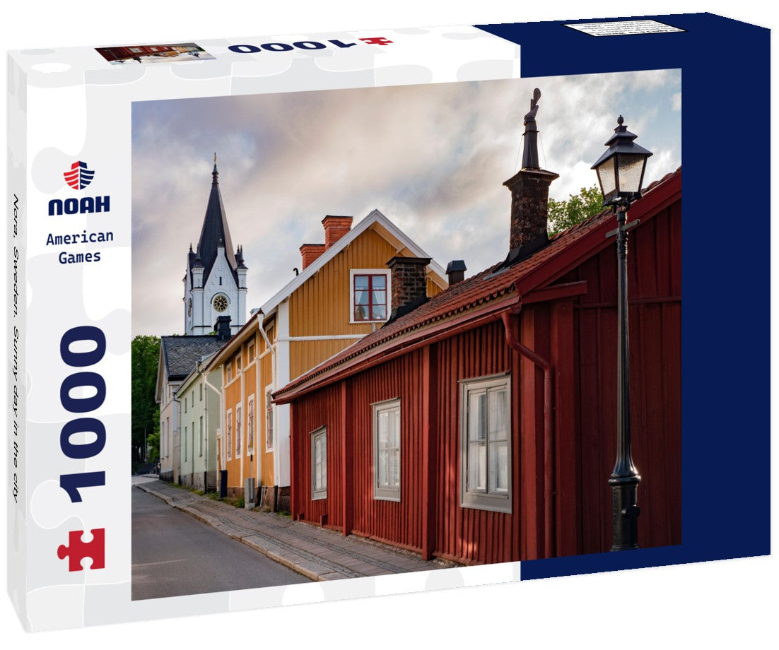 Noah Jigsaw Puzzle Nora, Sweden. Sunny day in the city 1000 pieces