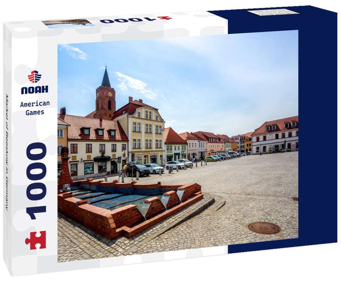 Noah Jigsaw Puzzle Market of Beeskow in Germany 1000 pieces