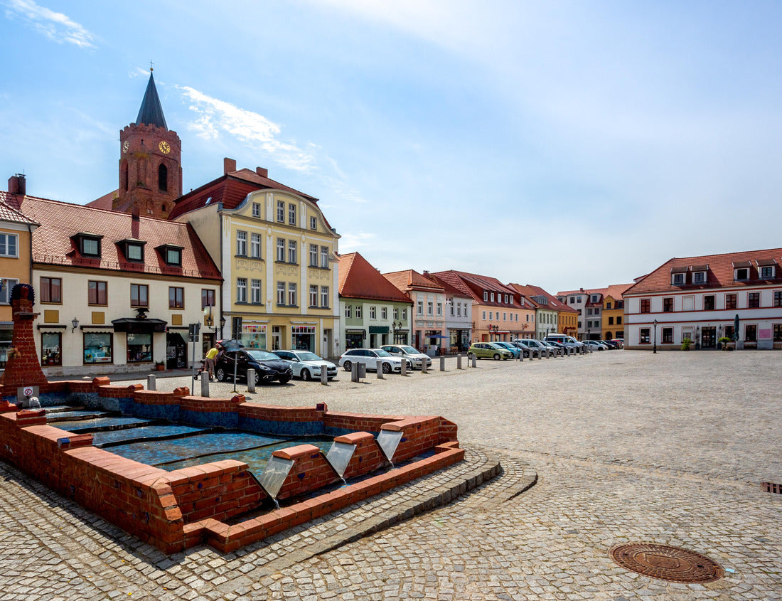 Noah Jigsaw Puzzle Market of Beeskow in Germany 1000 pieces