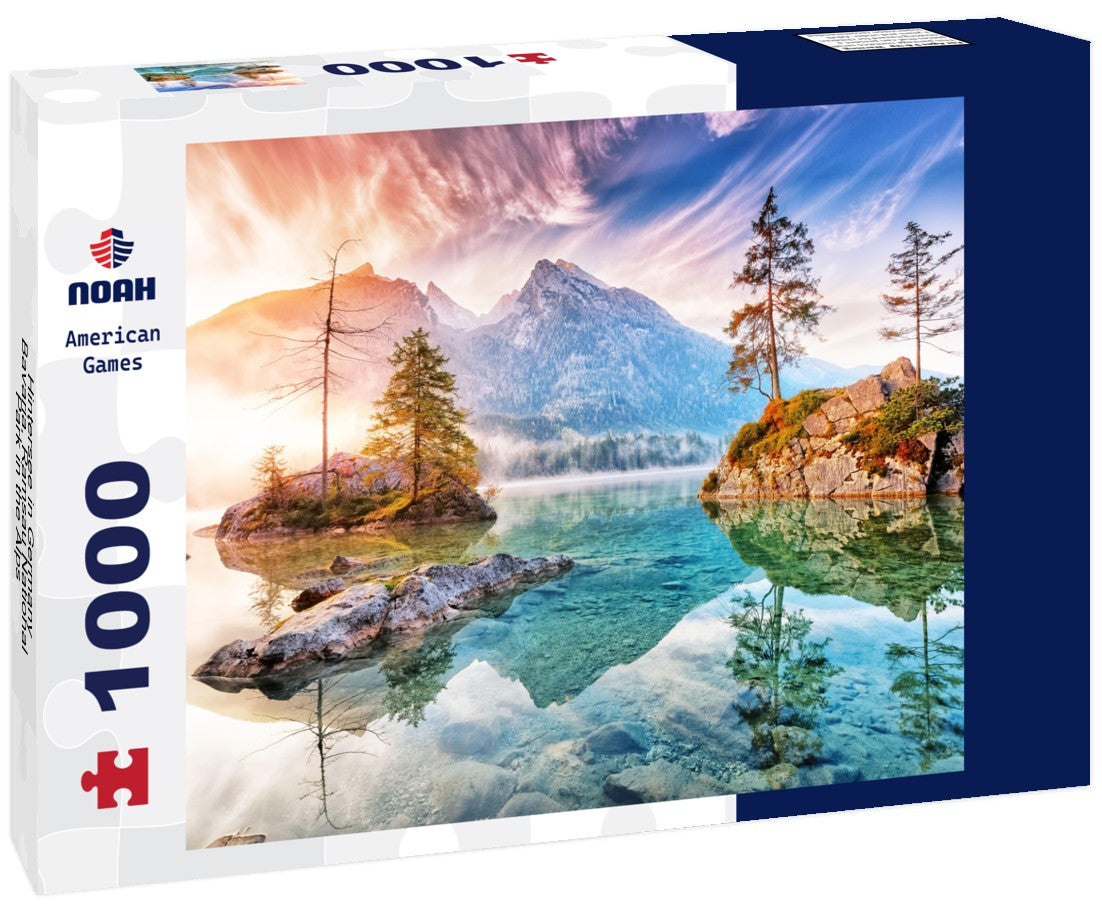 Noah Jigsaw Puzzle Hintersee in Germany, Bavaria, Ramsau National Park in the Alps 1000 pieces
