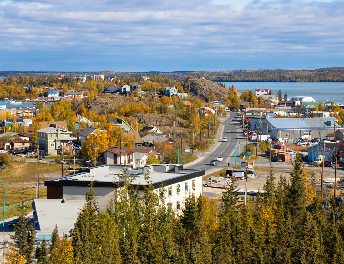 Noah Jigsaw Puzzle Beautiful City View in Yellowknife, Northwest Territories, Canada 1000 pieces