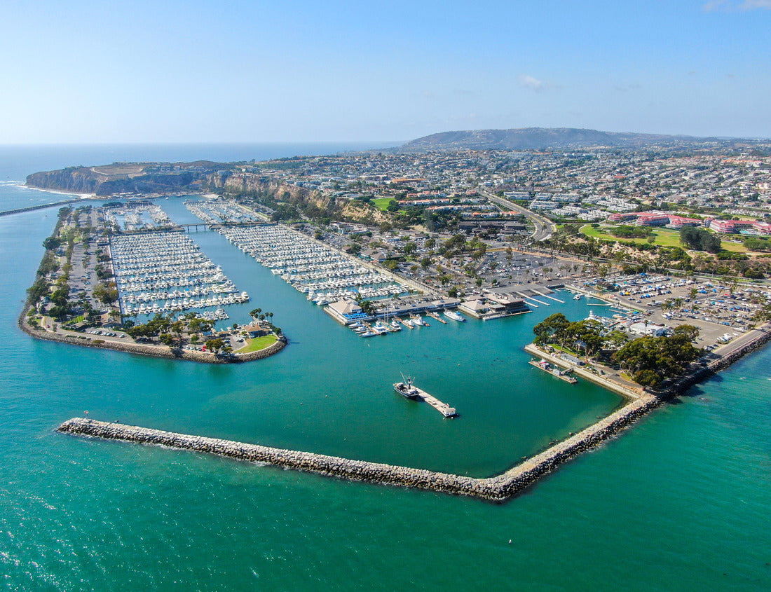 Noah Jigsaw Puzzle Aerial view of Dana Point Harbor and her marina with yacht and sailboat. southern Orange County, California. USA 1000 pieces