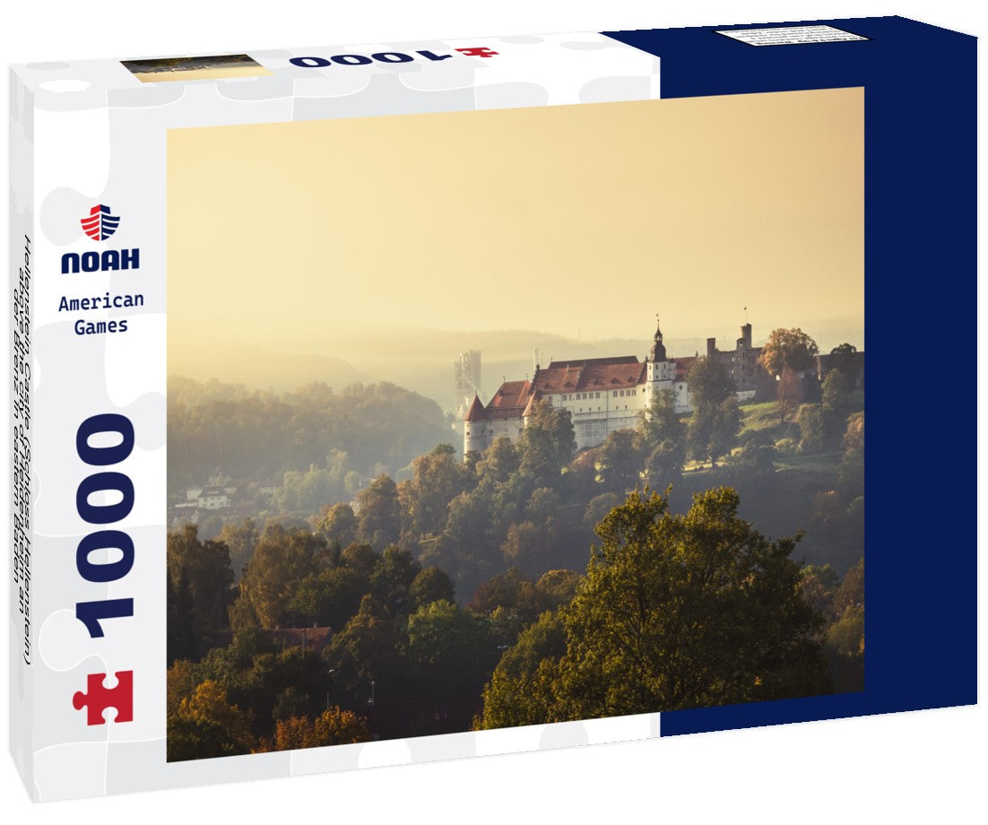 Noah Jigsaw Puzzle Hellenstein Castle (Schloss Hellenstein) above the city of Heidenheim an der Brenz in eastern Baden-Württemberg, Germany 1000 pieces