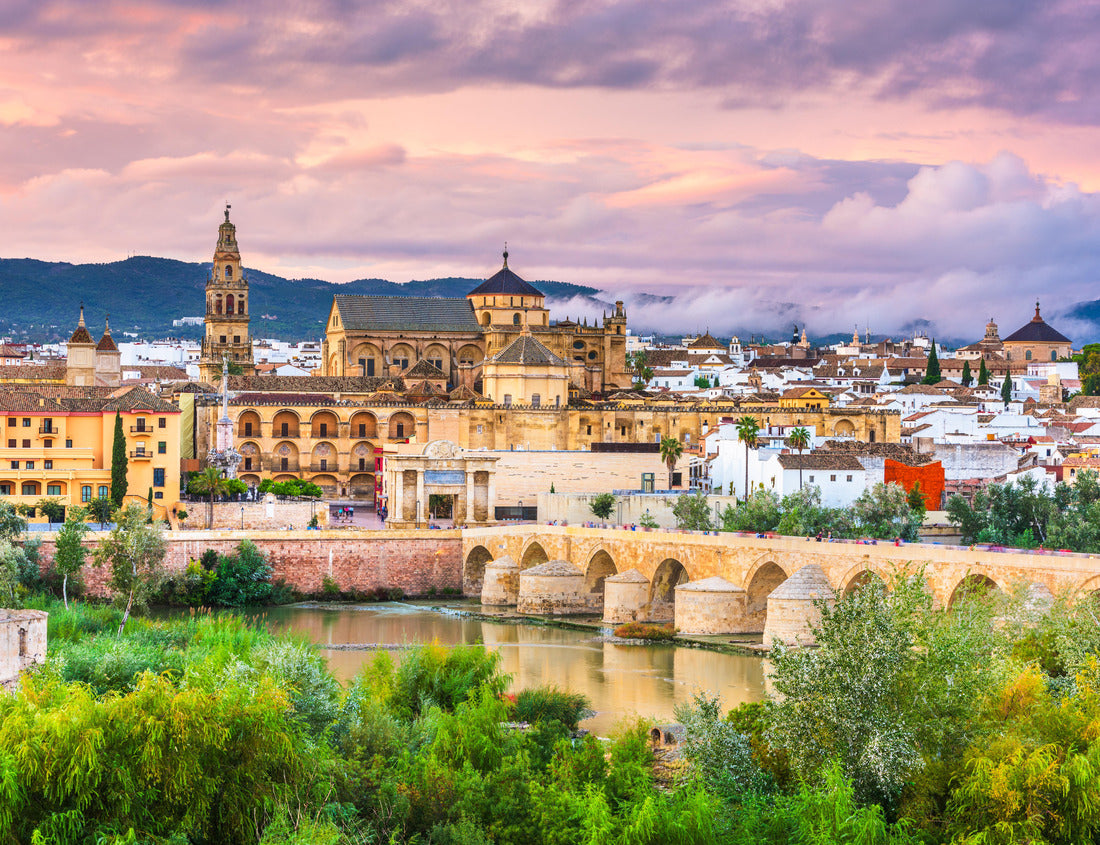 Noah Jigsaw Puzzle Cordoba, Spain at the Roman Bridge and Mosque-Cathedral on the Guadalquivir River 1000 pieces