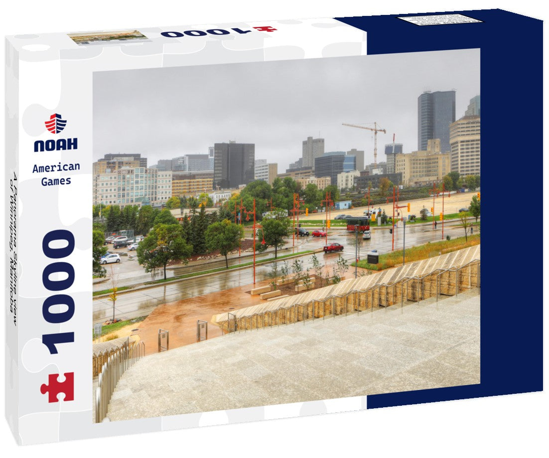 Noah Jigsaw Puzzle A Panorama Skyline view of Winnipeg, Manitoba 1000 pieces