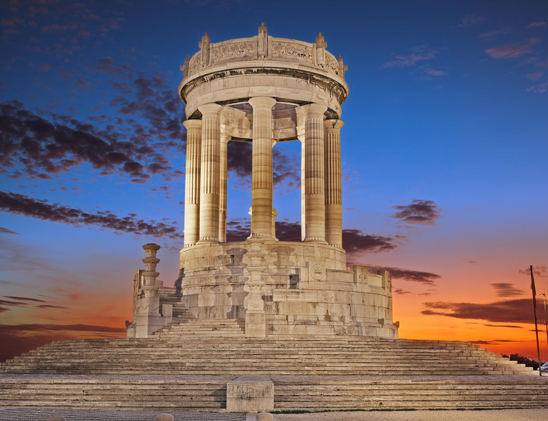 Noah Jigsaw Puzzle Ancona, Marche, Italy: Dawn view of the war-circular temple of 1930 in Istrian stones 1000 pieces