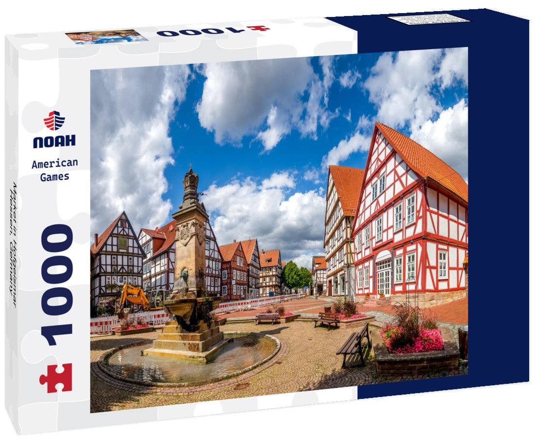 Noah Jigsaw Puzzle Market in Hofgeismar, Hessen, Germany 1000 pieces